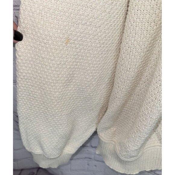 Vintage Sutter & Grant Sweater Cream Golf Embroidery Pullover Knit Sz XL or XXL? - Picture 3 of 5